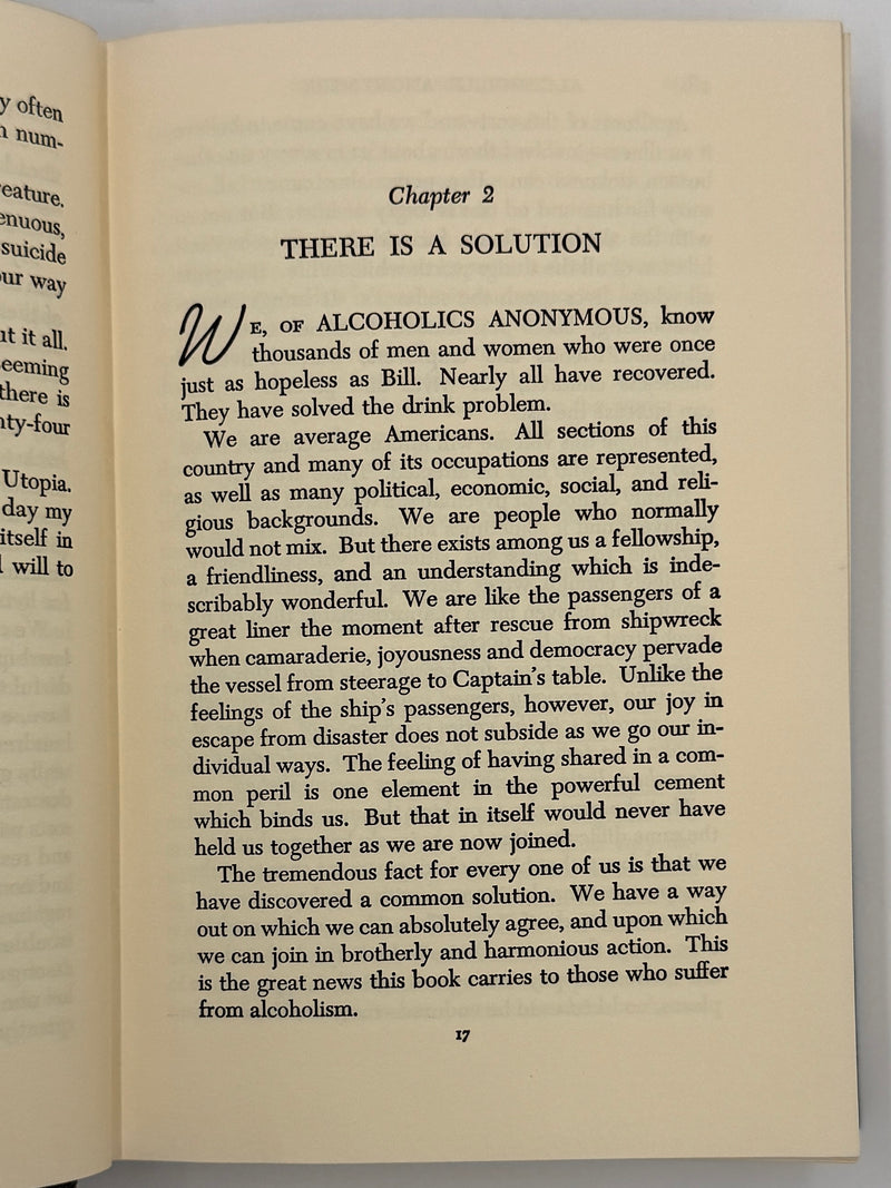 Alcoholics Anonymous Second Edition Big Book 10th Printing from 1969 with ODJ