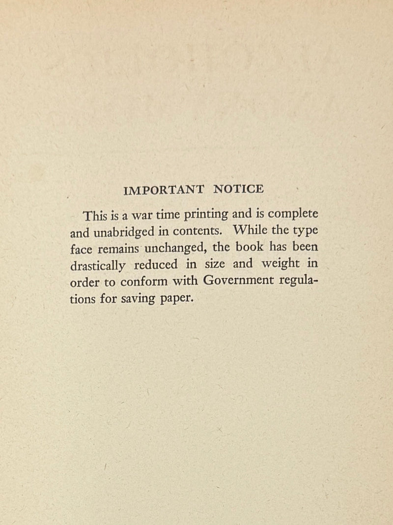 Alcoholics Anonymous — First Edition, Seventh Printing — January 1945