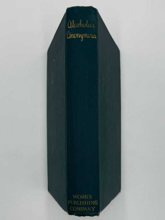Alcoholics Anonymous Extremely RARE First Edition 7th Printing Big Book from 1945 - RDJ