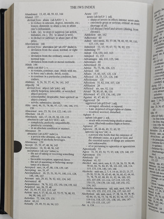 The IWS Study Edition Alcoholics Anonymous Big Book - San Diego - 1995