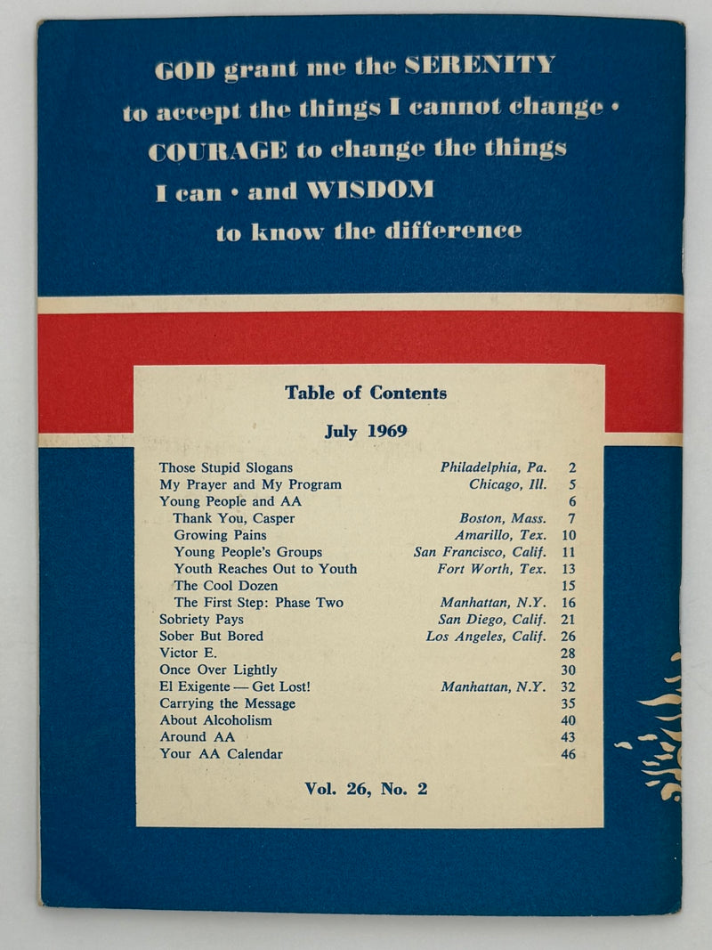 AA Grapevine - Young People and AA - July 1969