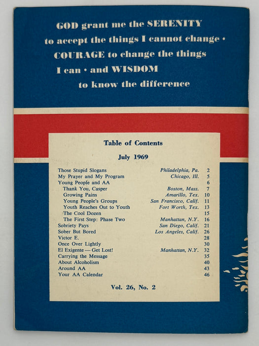 AA Grapevine - Young People and AA - July 1969