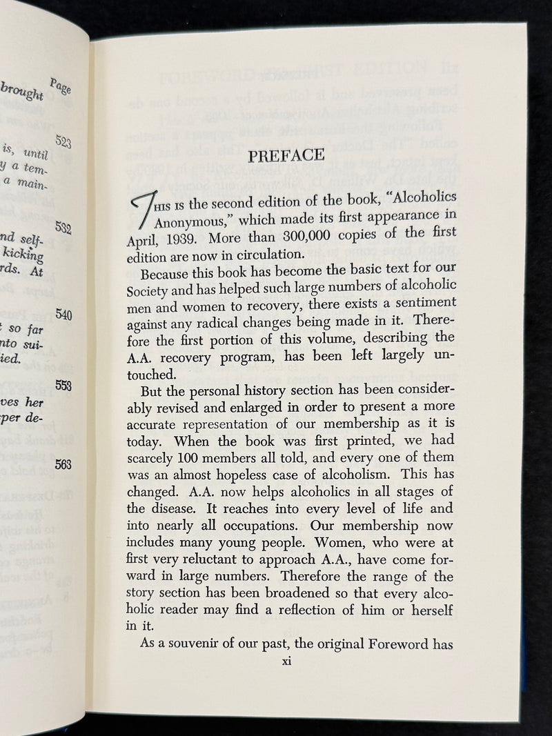 Alcoholics Anonymous — Second Edition, Sixteenth Printing (1974)