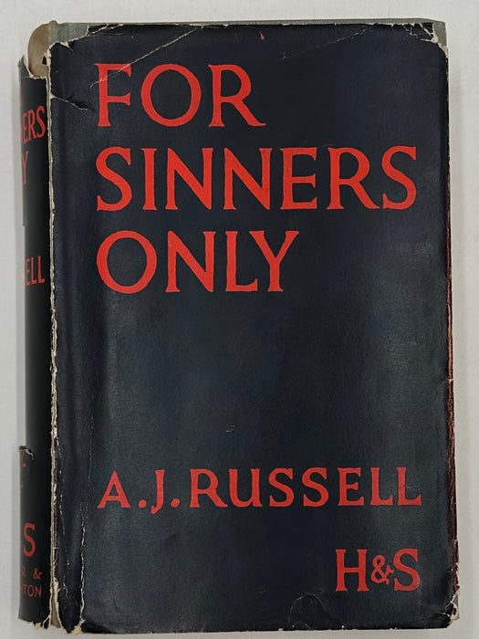 Signed by A.J. Russell - First Printing of For Sinners Only