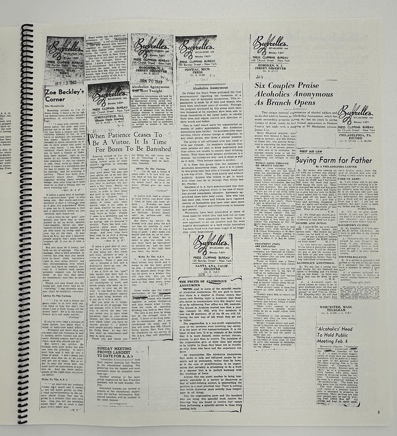 Alcoholics Anonymous 1943 - The Archives of The General Service Board