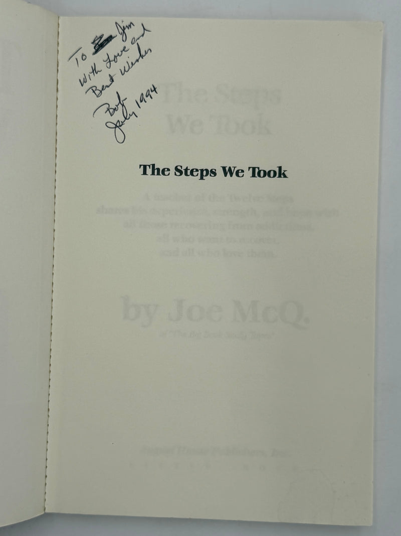 The Steps We Took by Joe McQ. - 5th Printing