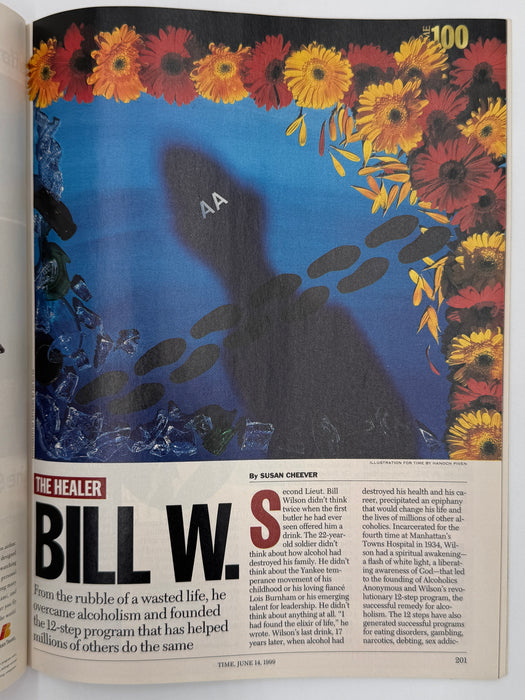 Time Magazine from June 1999 - Heroes and Icons - Featuring Bill W