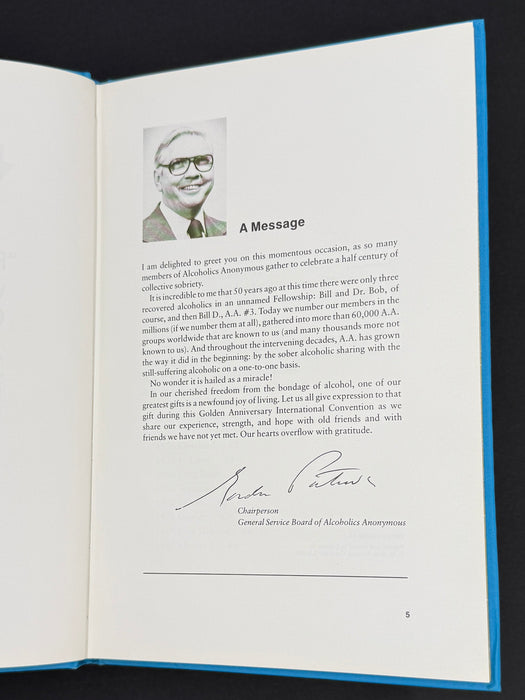 50 Years with Gratitude from the 1985 International Convention - Signed