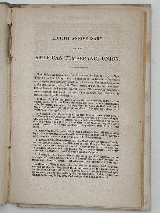 Report of the Executive Committee of the American Temperance Union - 1844