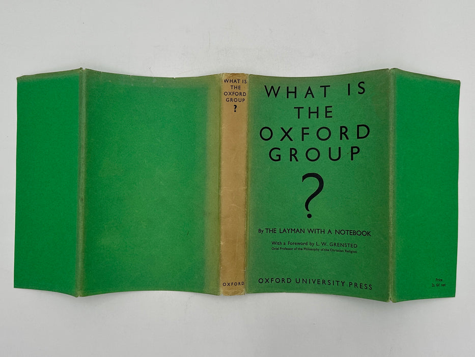 What is The Oxford Group? - Sixth Printing from 1937 West Coast Collection