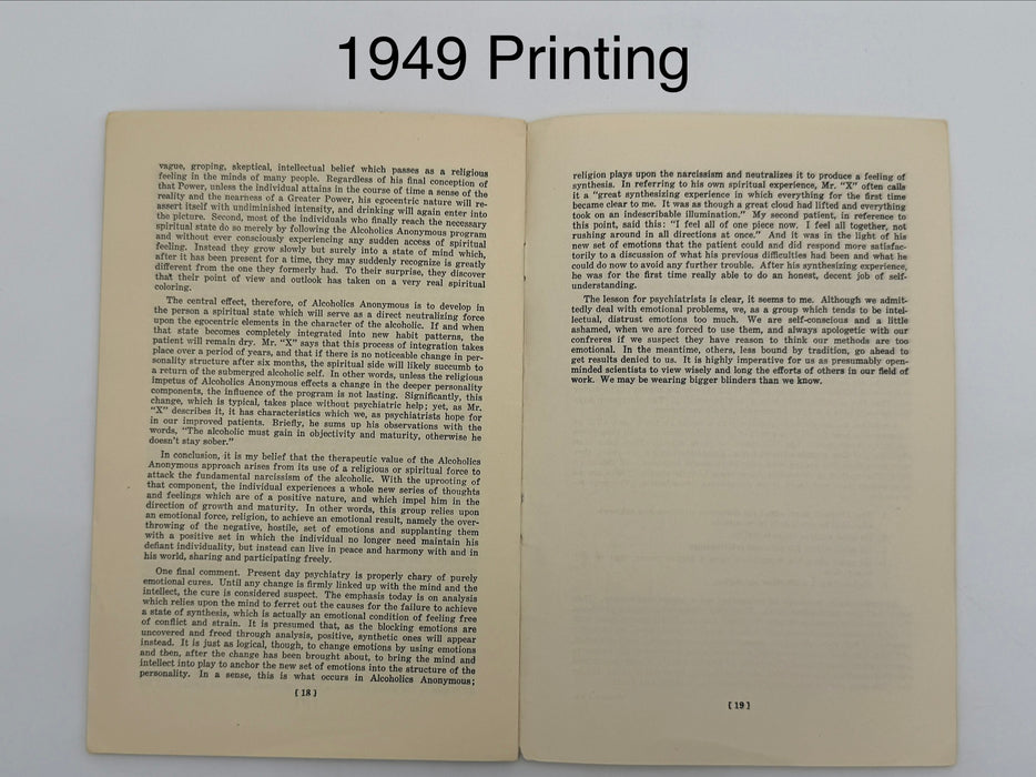 Medicine Looks at Alcoholics Anonymous — 4-Pamphlet Edition Set (1944 / 1946 / 1949 / 1953)