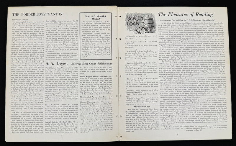 The A.A. Grapevine — December 1947 | Volume IV, No. 7 — Bill W. on the First Tradition