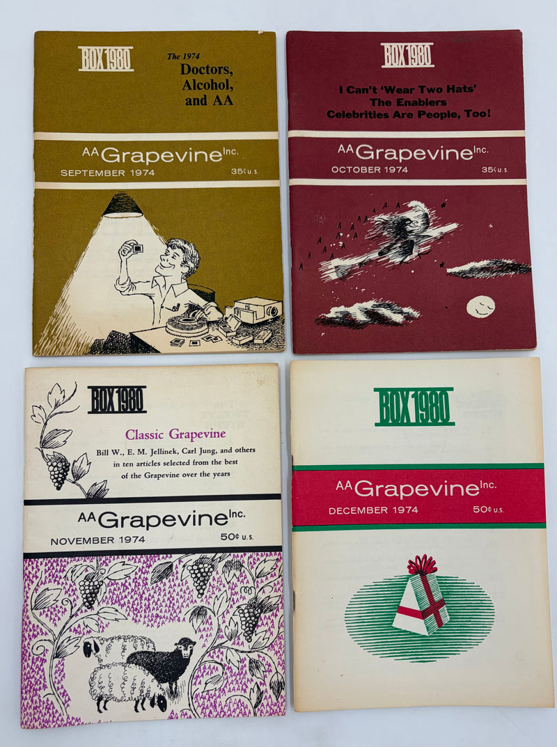AA Grapevine Complete Set 1974