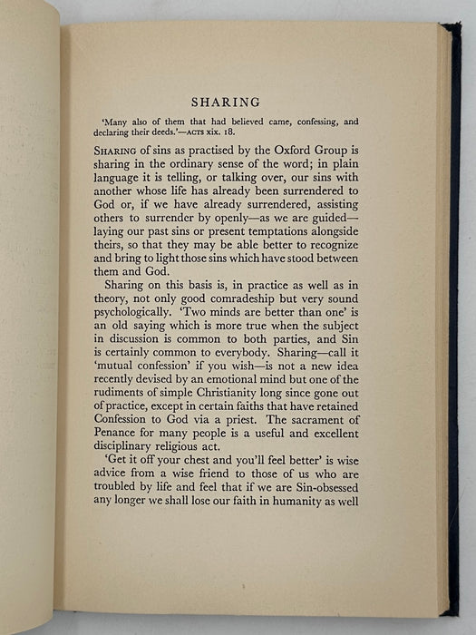 What is The Oxford Group? - First Printing from 1933