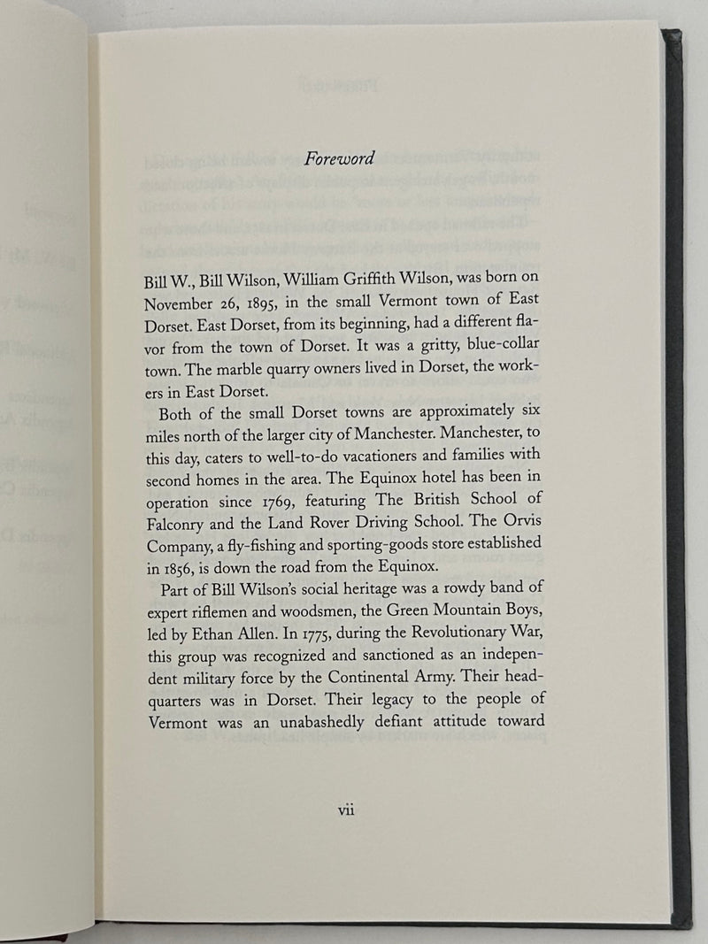 Bill W.: My First 40 Years - 2nd Printing from 2000