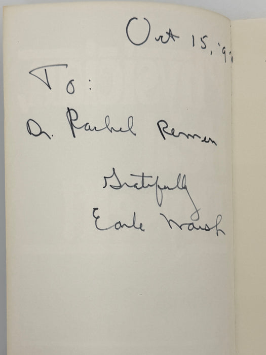 Signed by the Author Dr. Earle M. — Physician, Heal Thyself!