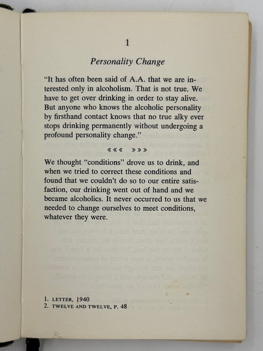 The AA Way of Life - First Printing from 1967 - RDJ