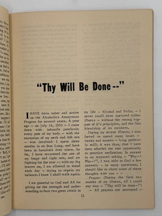 AA Grapevine from October 1951