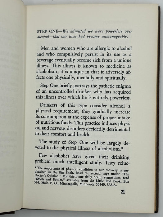The Little Red Book: An Interpretation Of The Twelve Steps of the Alcoholics Anonymous Program - 1967