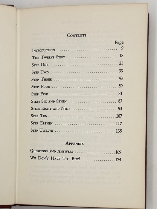 The Little Red Book: An Interpretation Of The Twelve Steps of the Alcoholics Anonymous Program - 1967