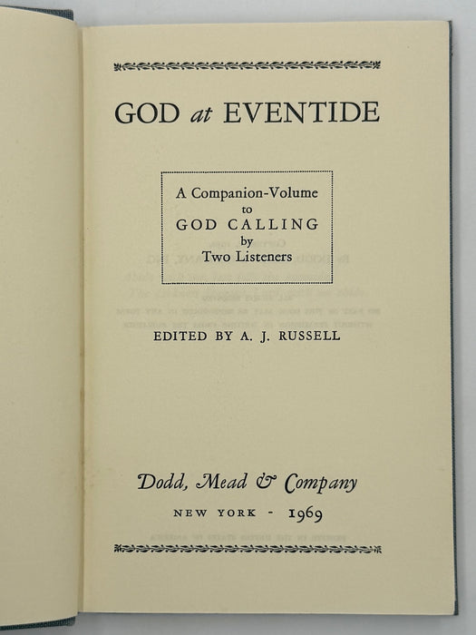 God At Eventide - Edited by A.J. Russell