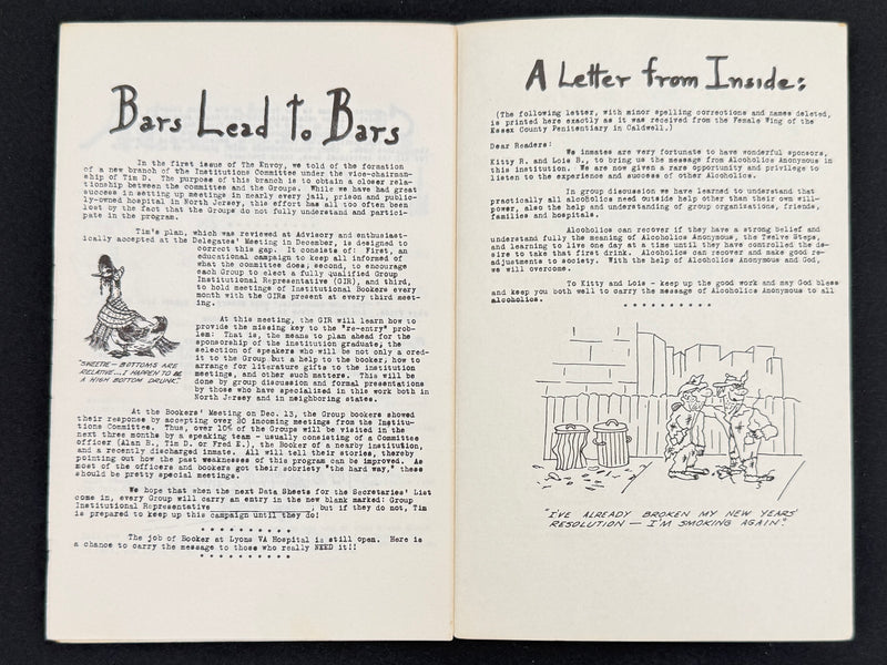 The Envoy — Vol. I, No. 2 — January 1966 | Newark, New Jersey Alcoholics Anonymous Intergroup Newsletter