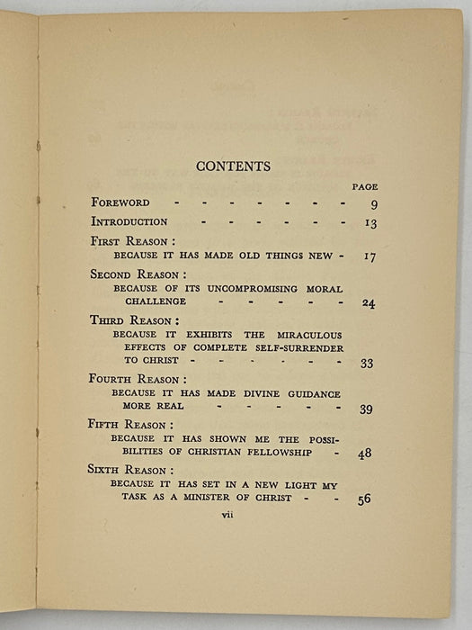 Why I Believe In The Oxford Group by Jack C. Winslow - 1935