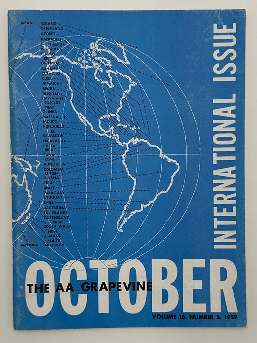 AA Grapevine from October 1959 - International Issue