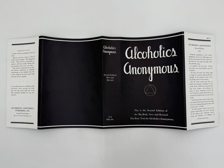 Alcoholics Anonymous Second Edition First Printing from 1955 - RDJ