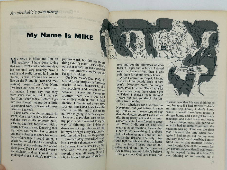 AA Grapevine from June 1968 - Pointers for Beginners