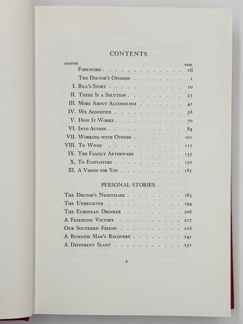 Alcoholics Anonymous First Edition Reprint by CTM - 1992