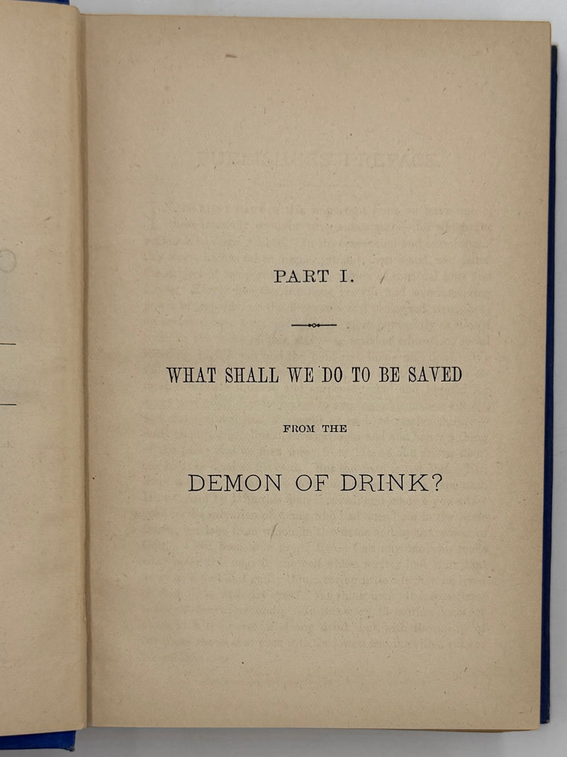 Strong Drink: The Curse and the Cure, by T.S. Arthur - 1877