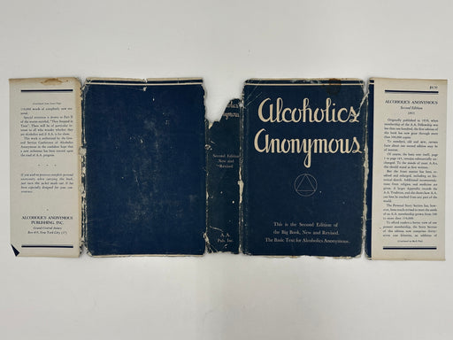 Alcoholics Anonymous 2nd Edition, 2nd Printing with the original dust jacket Recovery Collectibles