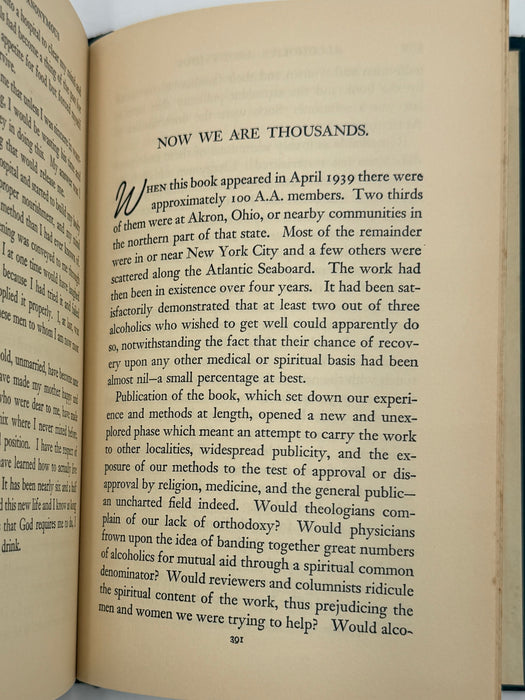 Alcoholics Anonymous First Edition 16th Printing from 1954 with ODJ