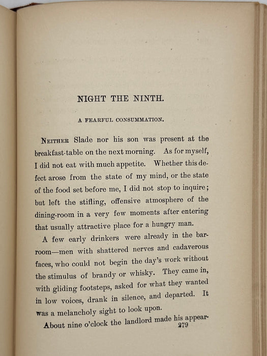 Ten Nights in a Bar-Room, and What I Saw There by T. S. Arthur