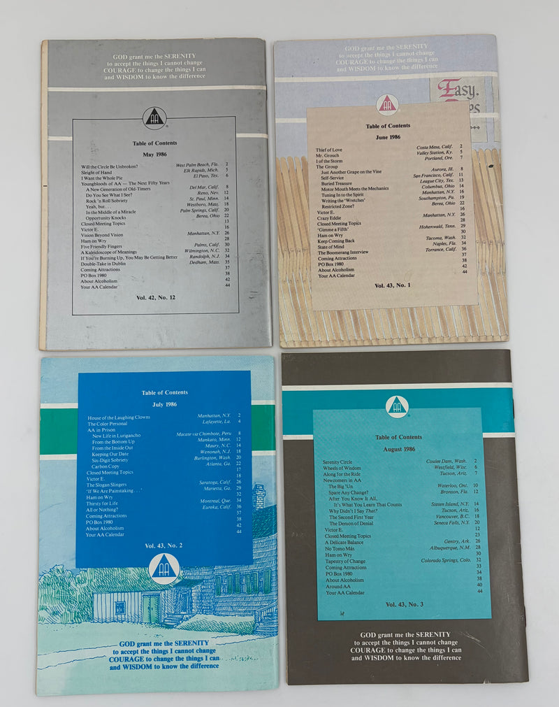 AA Grapevine Complete Set 1986