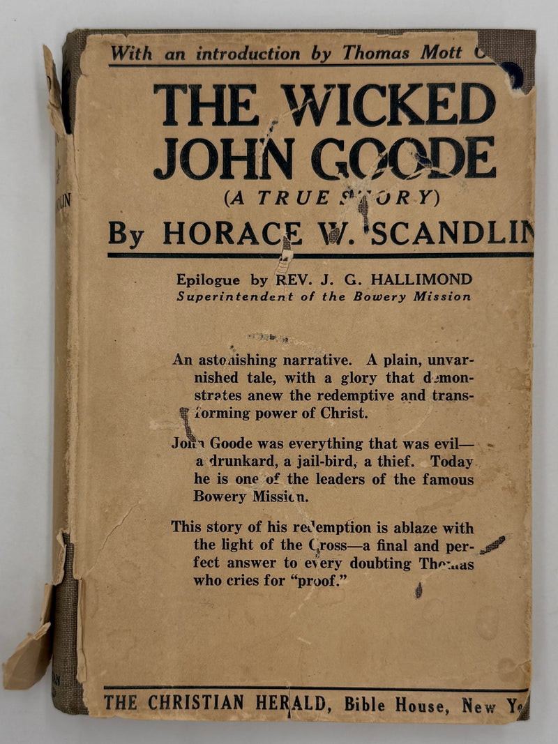 The Wicked John Goode by Horace W. Scanlon - Signed