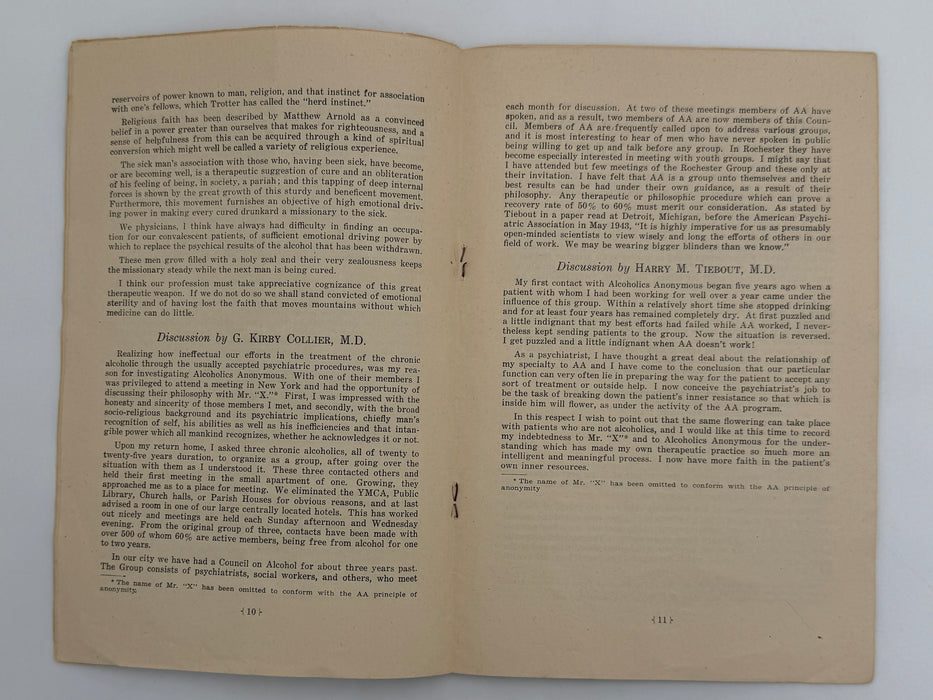 Medicine Looks at Alcoholics Anonymous - AA Pamphlet from 1944