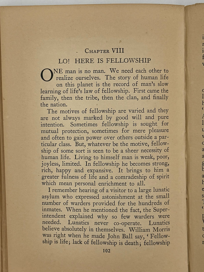 The Eight Points of the Oxford Group by C. Irving Benson - Fourth Printing from 1936