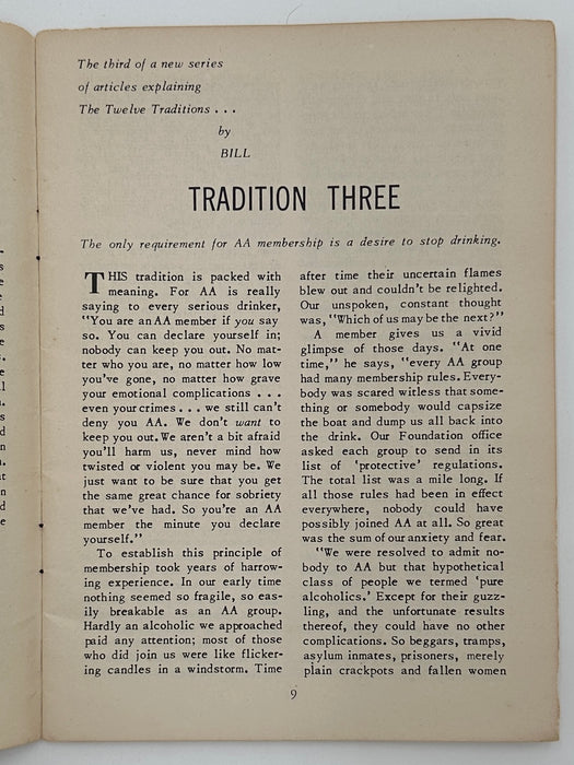 AA Grapevine from July 1952 - AA Prison Groups