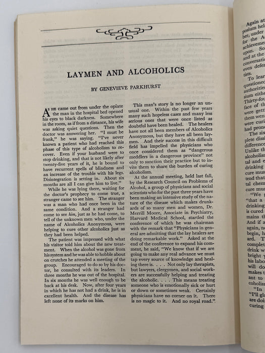 Harper’s Magazine — September 1941 Featuring “Laymen and Alcoholics” by Genevieve Parkhurst