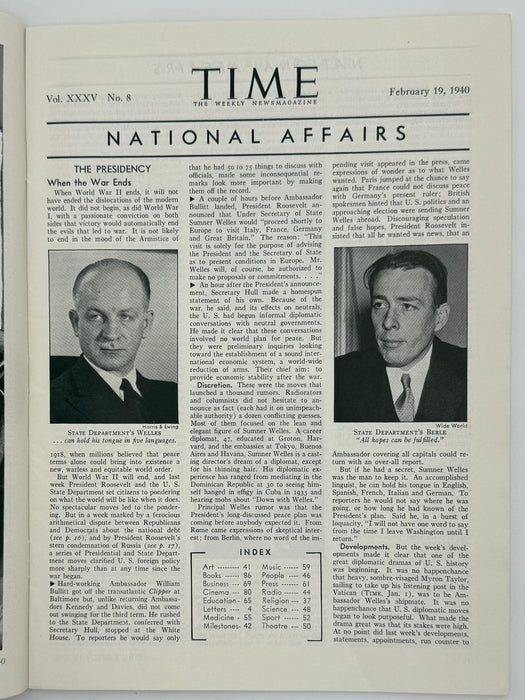 Time Magazine from February 1940 - Alcoholics Anonymous Rockefeller Dinner