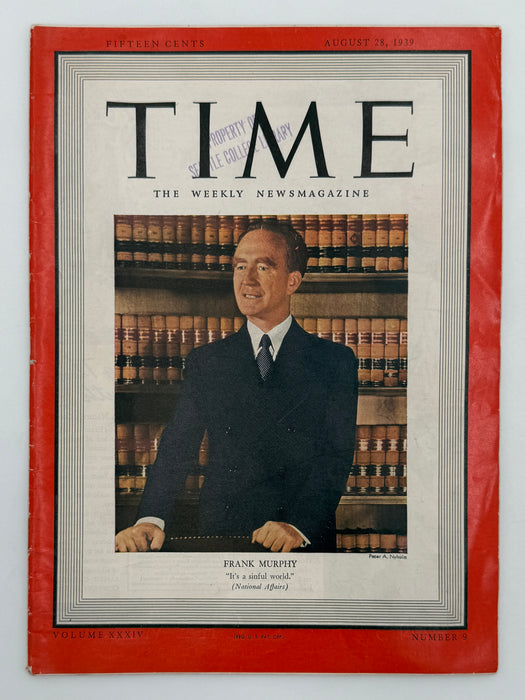 Time Magazine from August 1939 - Buchman