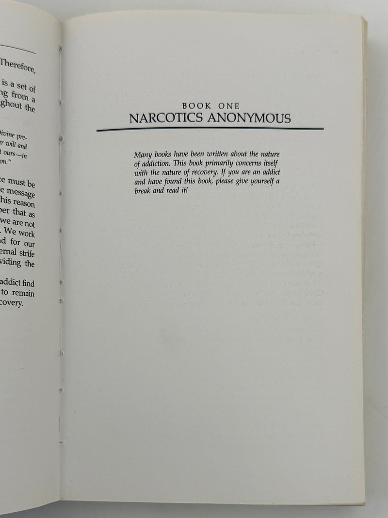 Narcotics Anonymous — Fourth Edition, First Softcover Printing | 1988