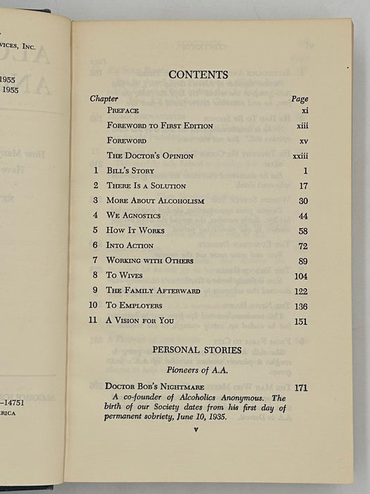 Alcoholics Anonymous 2nd Edition 15th Printing from 1973 - ODJ