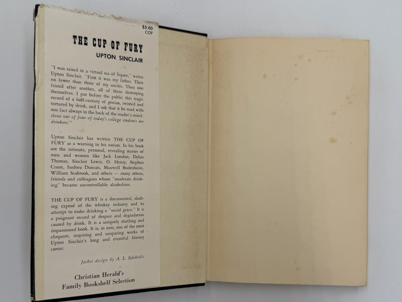 The Cup of Fury by Upton Sinclair