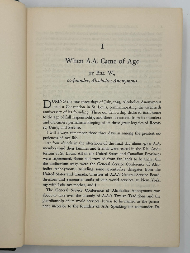 Alcoholics Anonymous Comes Of Age - First Printing from 1957