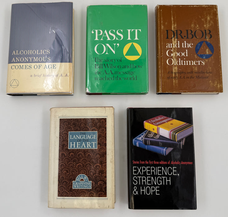 AA History Book Set — Five Essential Volumes of A.A. History