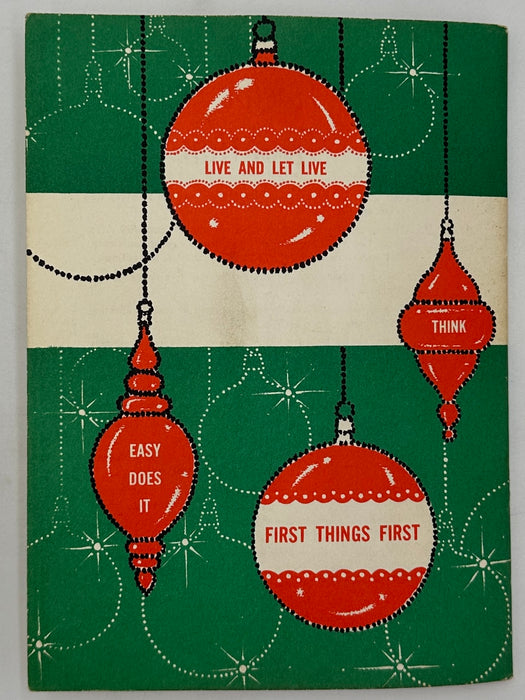 AA Grapevine from December 1963 - Christmas Greeting from Bill