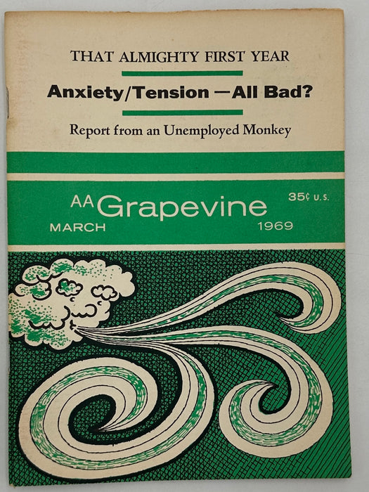 AA Grapevine from March 1969 - Anxiety/Tension